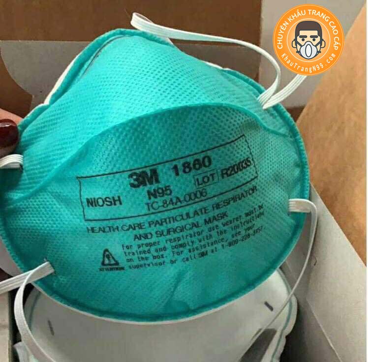khẩu trang 3m 1860 giá bao nhiêu