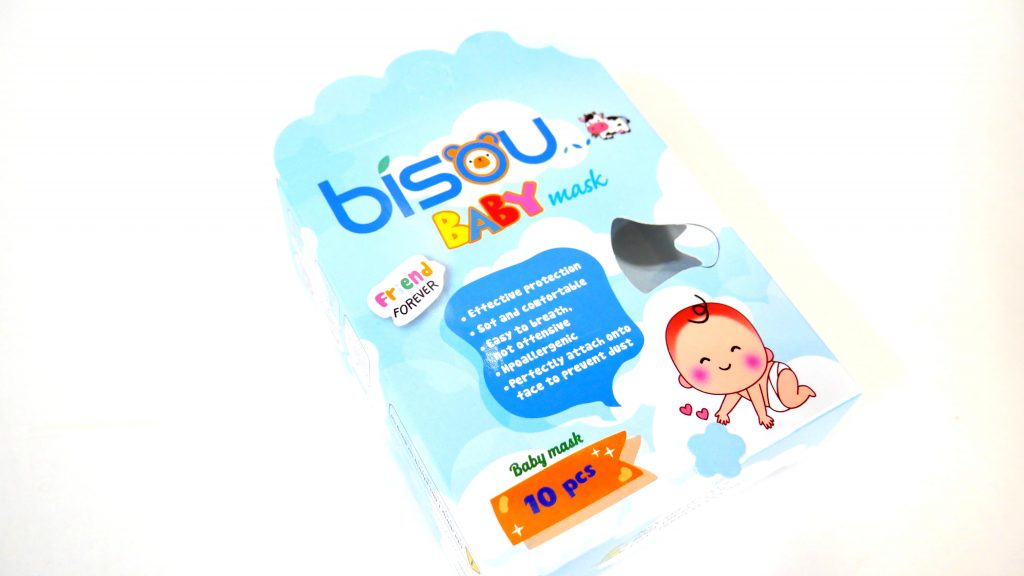 Khẩu trang 3d mask kid Bisou trẻ em, sơ sinh (10 cái) - Khẩu trang n99