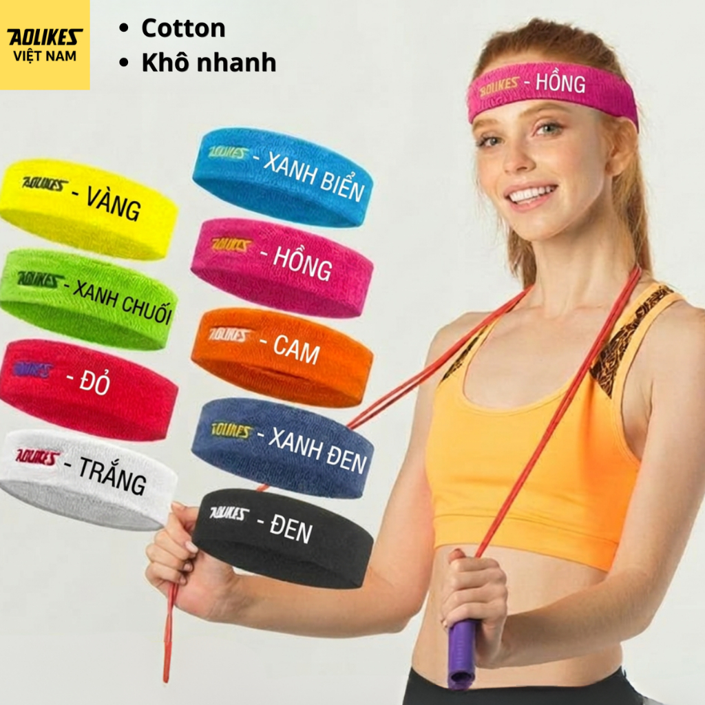 Băng Đô Thể Thao AOLIKES A-2108 Cho Chạy Bộ, Gym Và Các Môn Vận Động