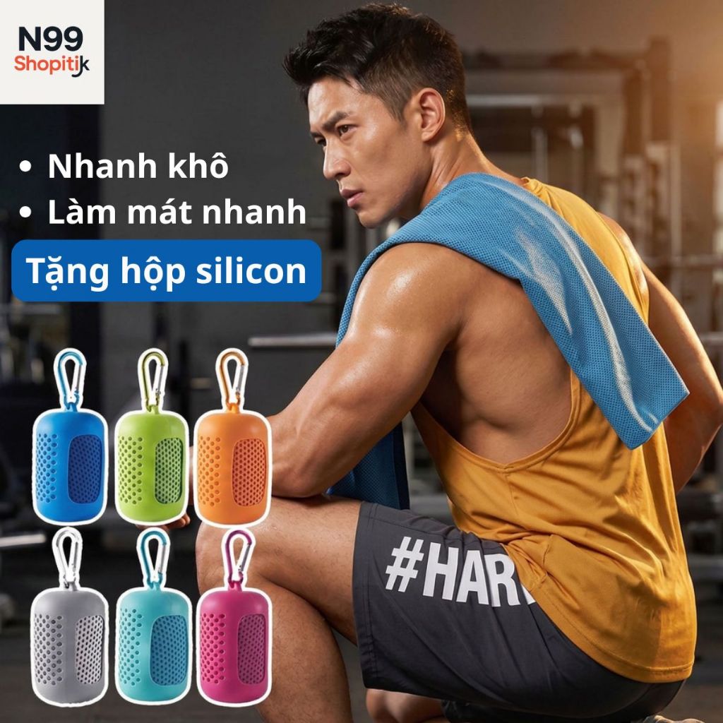 Khăn lạnh thể thao tập gym đa năng kích thước 30 × 80 cm